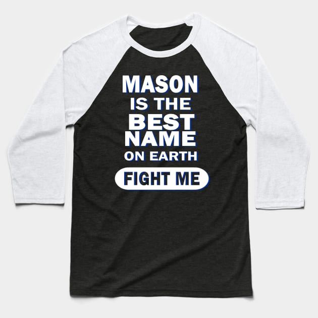 Mason name boy name birthday birth Baseball T-Shirt by FindYourFavouriteDesign